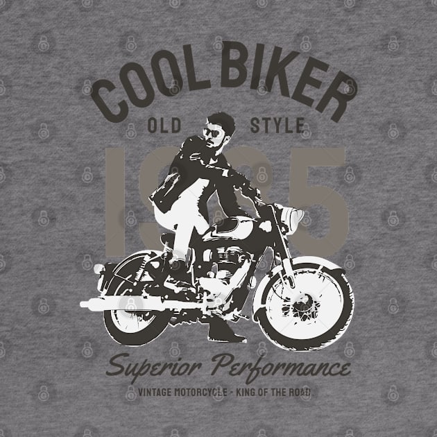 Cool biker vintage road adventure cafe paris retro feel by SpaceWiz95